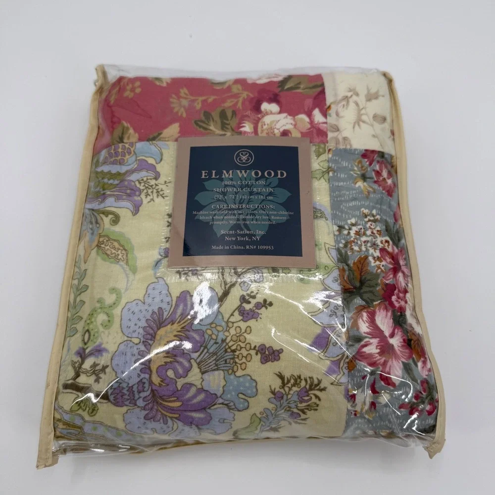 New Elmwood Cottagecore Floral Patchwork 72x72